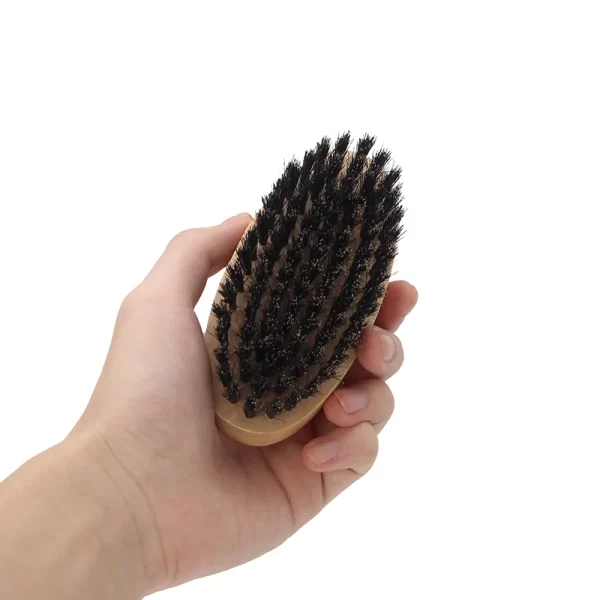 Natural Boar Bristle Beard Brush - Image 2