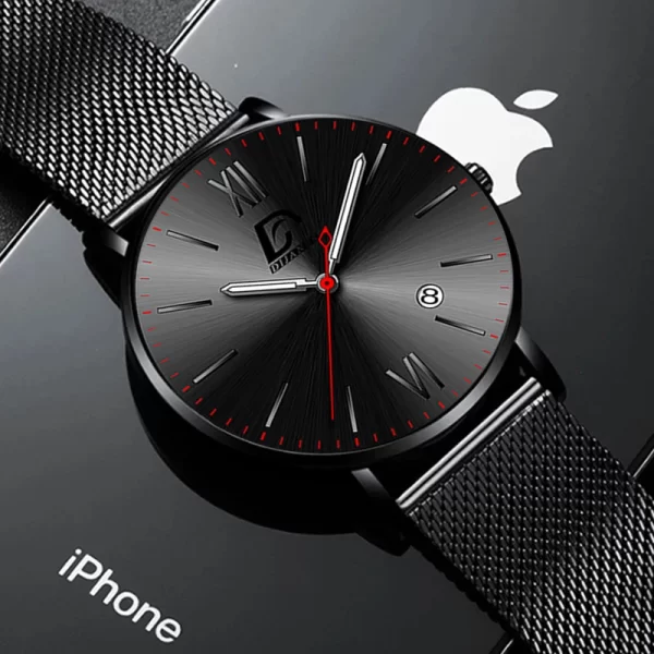 Luxury Stainless Steel Watch - Image 2