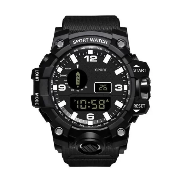 Men's LED Digital Sports Watch – Fashionable, Multifunctional, and Waterproof