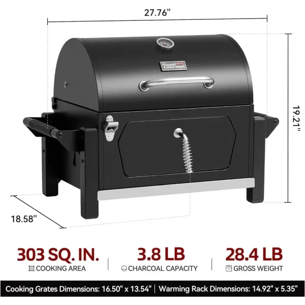 Ember Edge Compact Charcoal Grill - Image 2