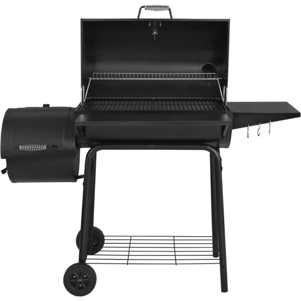 Royal Gourmet 30" BBQ Charcoal Grill & Offset Smoker - Image 2