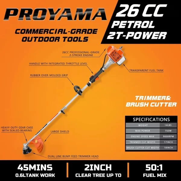 17-Inch Gas-Powered String Trimmer - Image 2