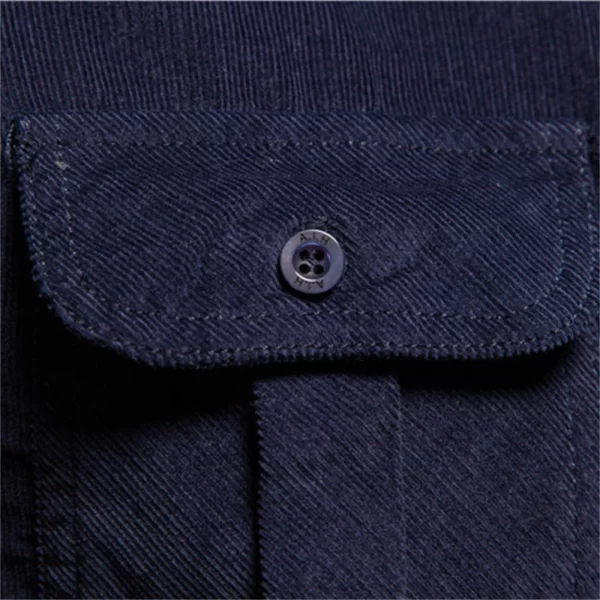 AIOPESON Velour Casual Shirt - Image 5