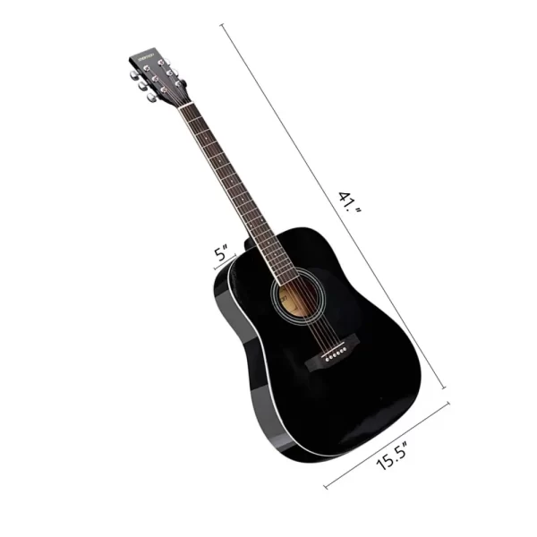 41-Inch Acoustic Folk Guitar – A Perfect Blend of Elegance and Performance - Image 2