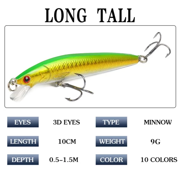 Minnow Fishing Lures Floating - Image 3