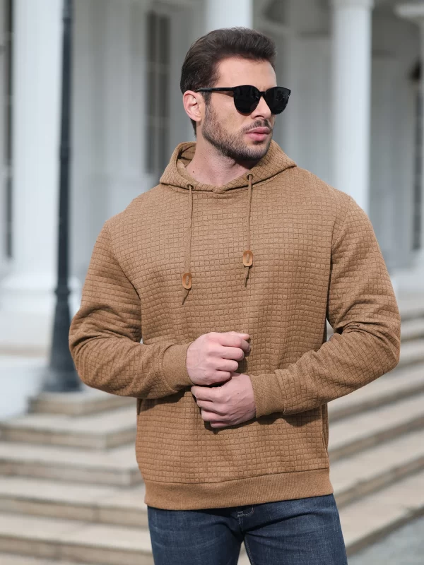 Classic Comfort Quilted Pullover Hoodie - Image 6