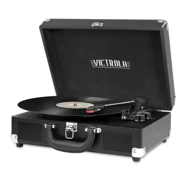 Victrola Suitcase Record Player with 3-Speed Turntable