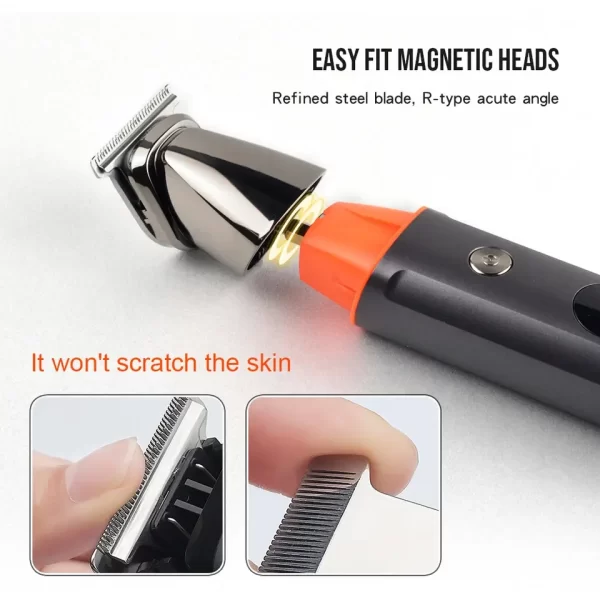 Kemei 5-in-1 Waterproof Hair Trimmer - Image 3