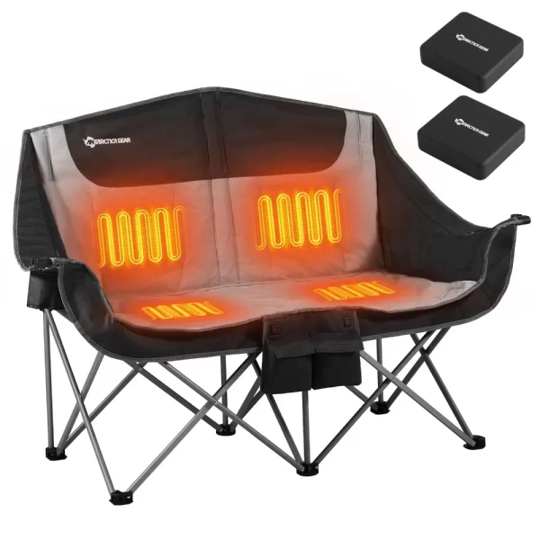 ANTARCTICA GEAR Double Heated Camping Chair