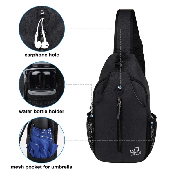 WATERFLY Crossbody Sling Backpack - Image 5