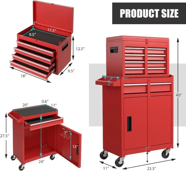 Rolling Tool Storage Cabinet - Image 2