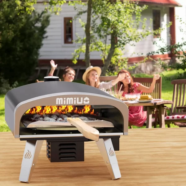 Gas Pizza Oven with Automatic Rotating Stone - Image 5