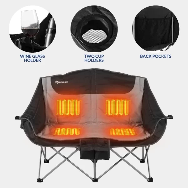 ANTARCTICA GEAR Double Heated Camping Chair - Image 5