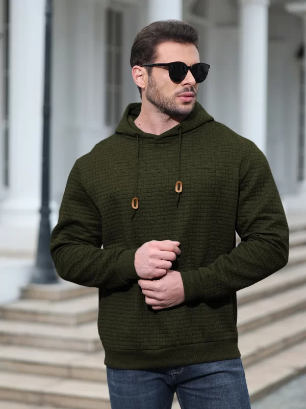 Classic Comfort Quilted Pullover Hoodie - Image 5