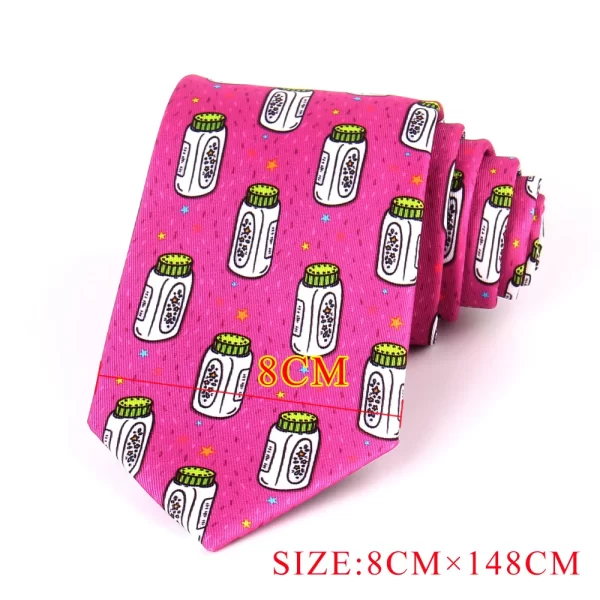 Gemay G.M Print Skinny Tie - Image 3