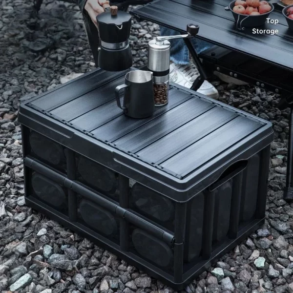 Aluminum Alloy Outdoor Folding Camping Storage Box - Image 4