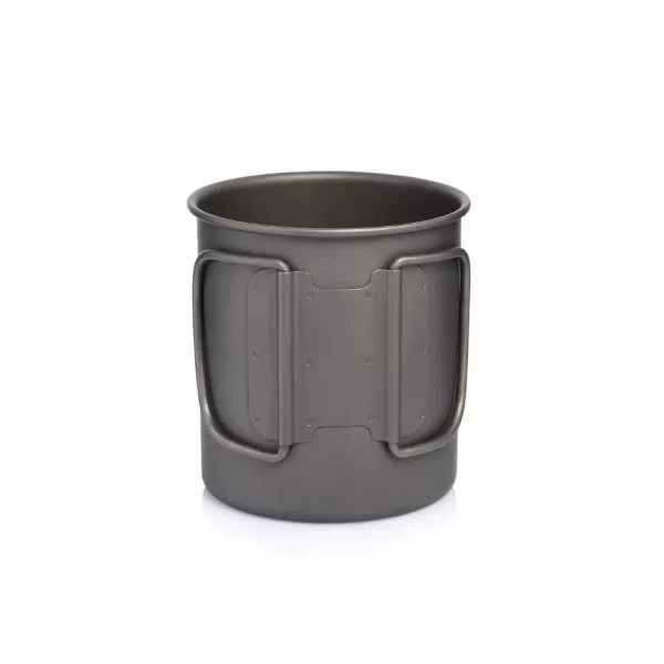 Widesea Foldable Titanium Camping Cup with Lid - Image 5