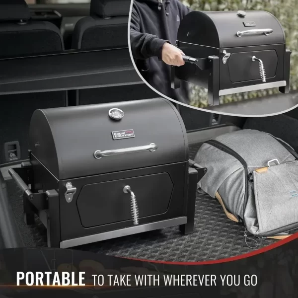 Ember Edge Compact Charcoal Grill - Image 4