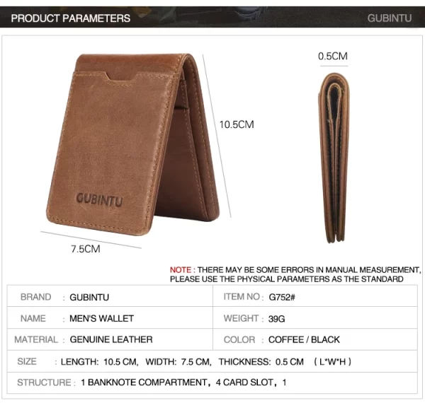 The Urban Vault – RFID-Blocking Leather Wallet - Image 7