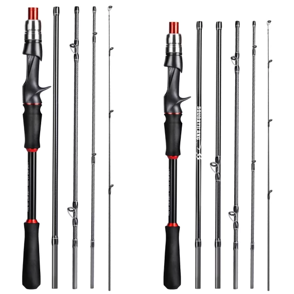 Sougayilang 1.8m/2.1m Carbon Fiber Lure Fishing Rod - Image 2