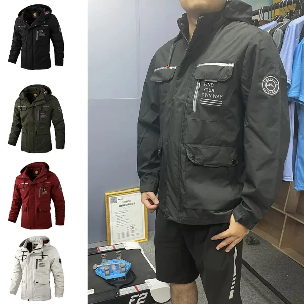 TrailBlazer Soft-Shell Jacket: Premium Outdoor Style - Image 6