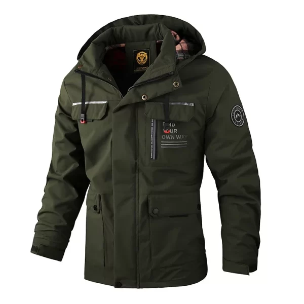 TrailBlazer Soft-Shell Jacket: Premium Outdoor Style - Image 5