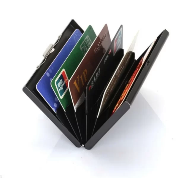 The ShieldSlim- RFID Blocking Metal Wallet